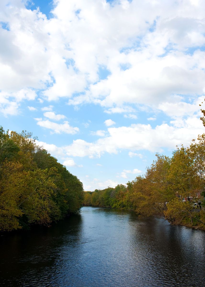 ‘Farmington River’ Poster, picture, metal print, paint by Stunning