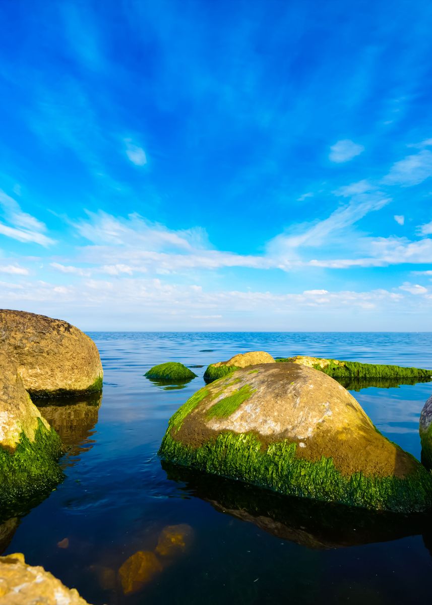 &lsquo;Baltic Sea&rsquo; Poster, picture, metal print, paint by Stunning Wallpapers