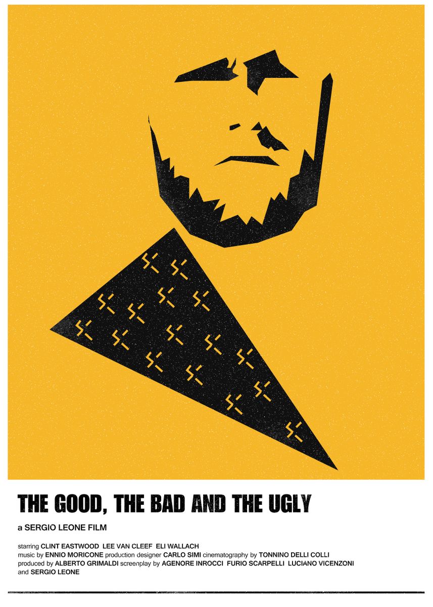 'The good bad ugly poster' Poster, picture, metal print, paint by ...