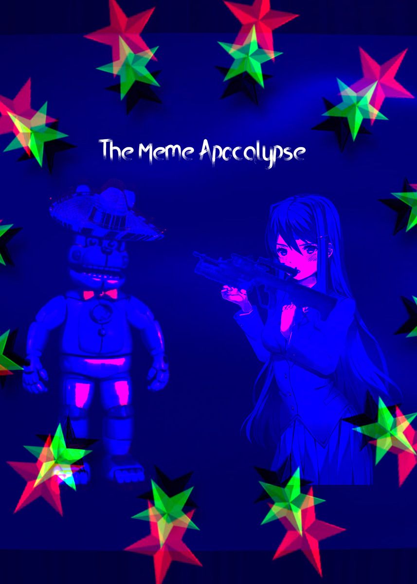 'The Meme Apocalypse' Poster, picture, metal print, paint by The Yuri