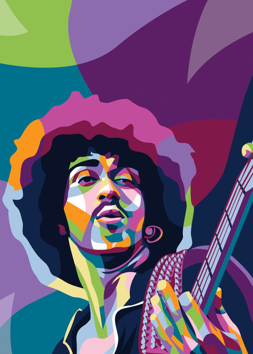 'Phil lynott pop art' Poster, picture, metal print, paint by Roseed ...