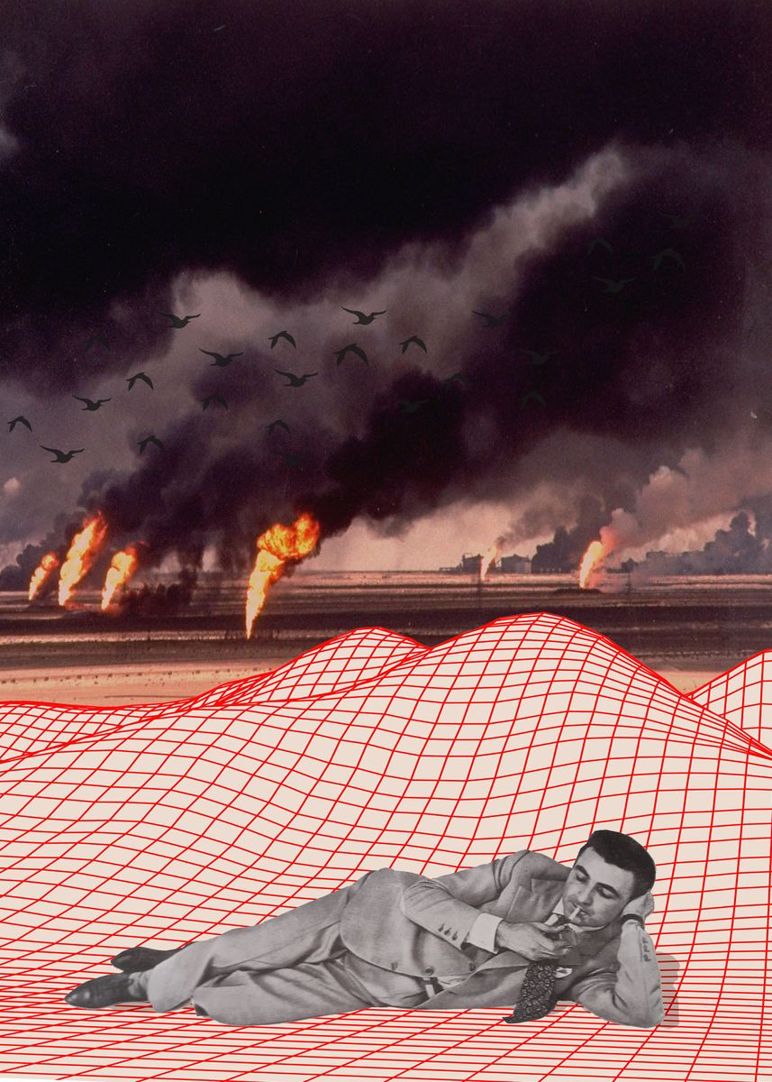 'The last cigarette' Poster, picture, metal print, paint by Pixages ...