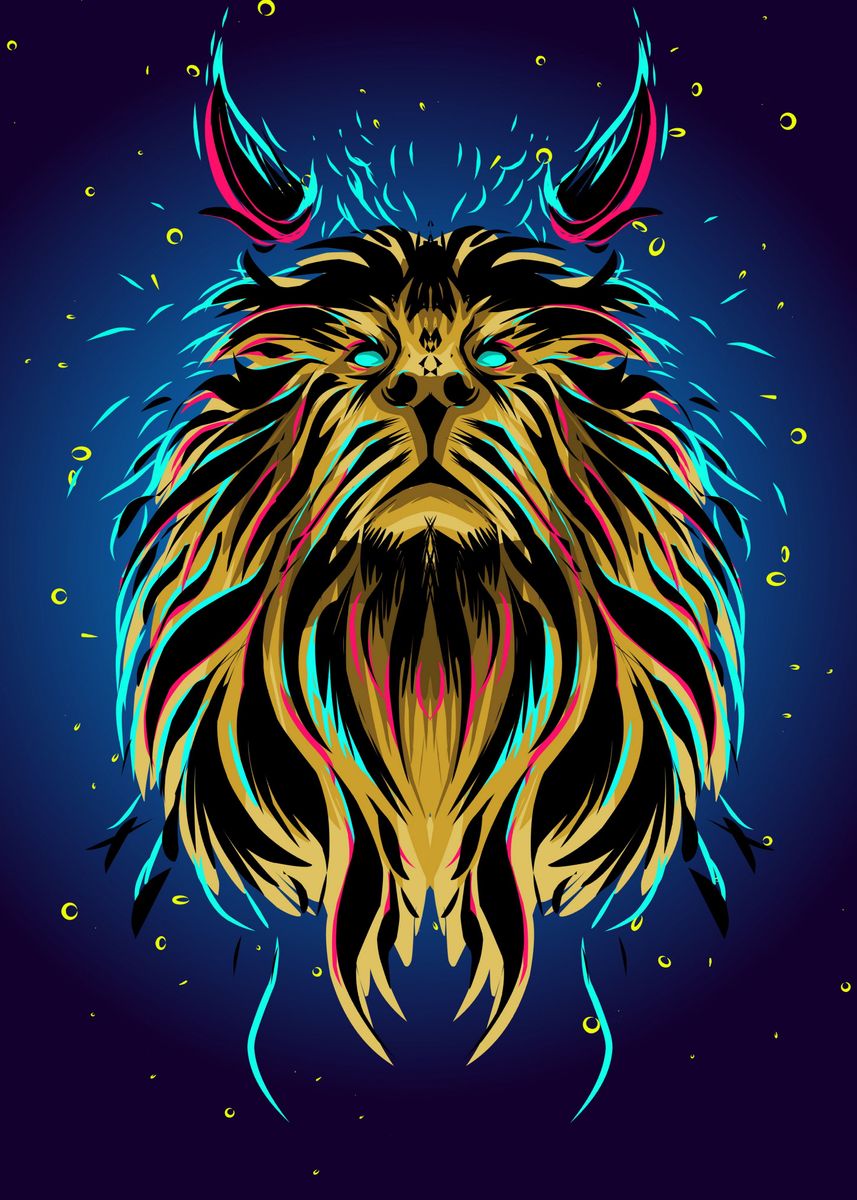 'animal art' Poster by Hafis Displate