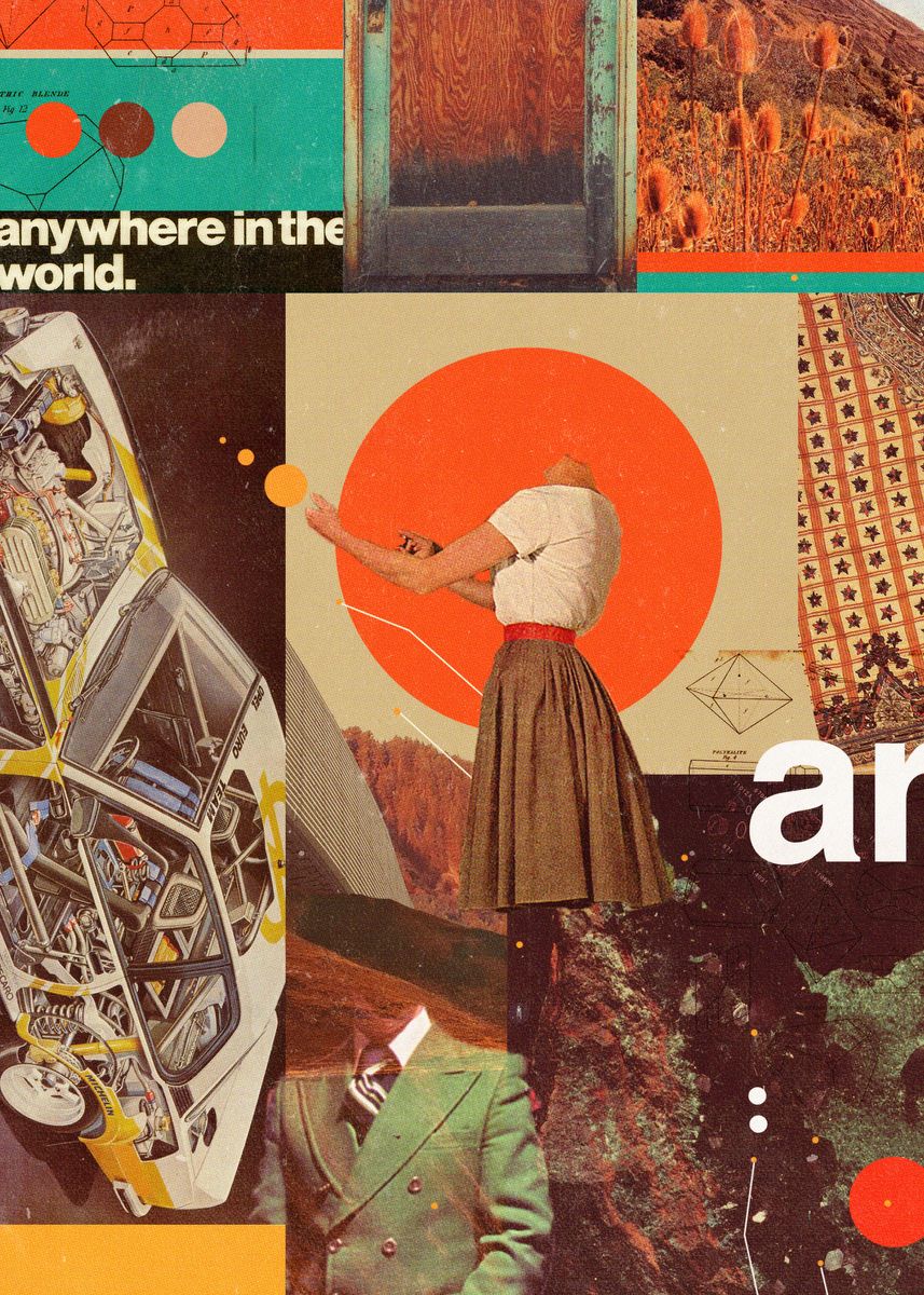 'Archival World' Poster by Frank Moth | Displate