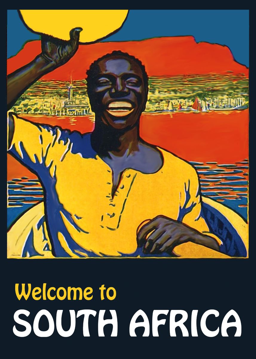'South Africa' Poster by Long Shot Displate