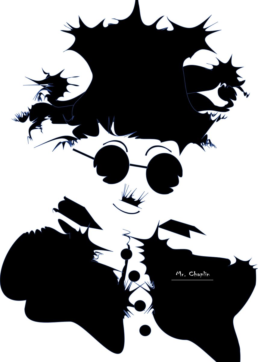 'Mr Chaplin' Poster by mrcanvas x Displate