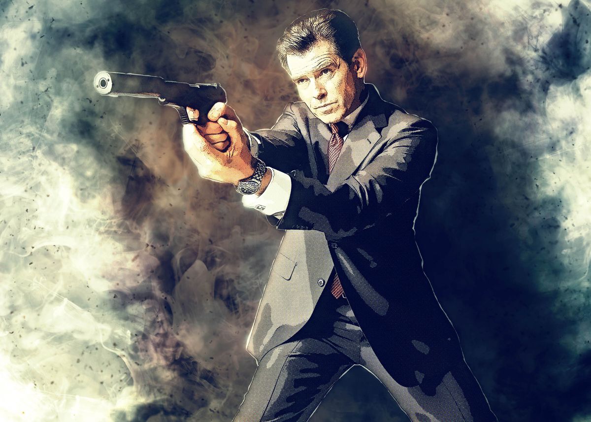 'Pierce Brosnan 007 ' Poster by The Poster | Displate