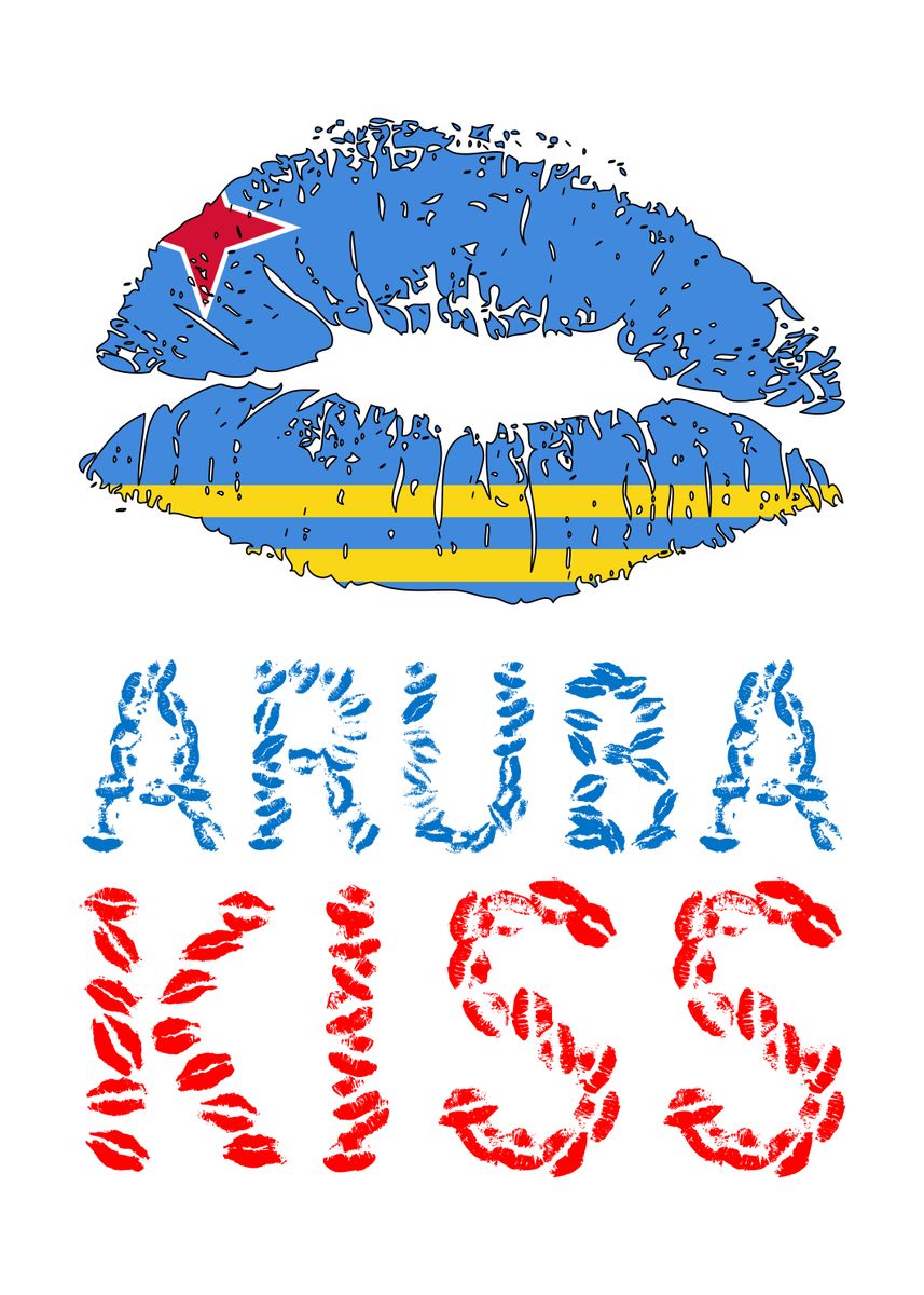 'Aruba Kiss' Poster by Art Ofphotos Displate