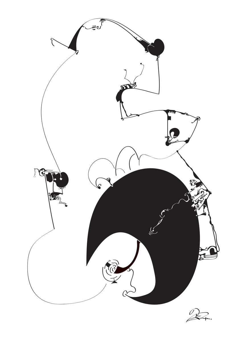 'Ruminate' Poster by Nathan Lewan Displate