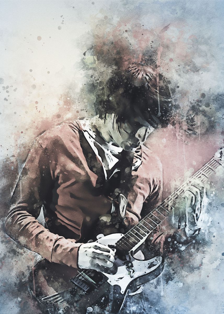 'Johnny Greenwood' Poster by Muhammad Irsan | Displate