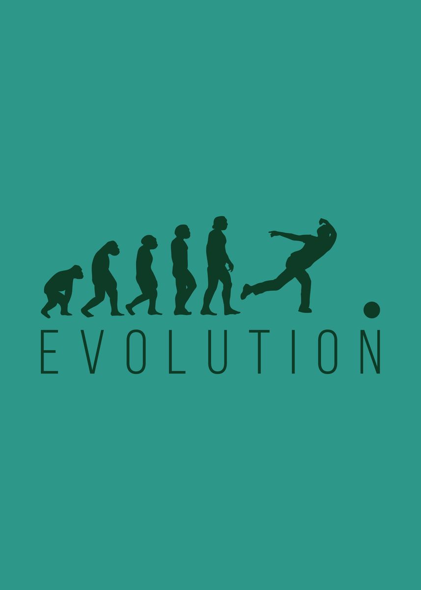 'BOWLING EVOLUTION' Poster, picture, metal print, paint by PosterWorld ...