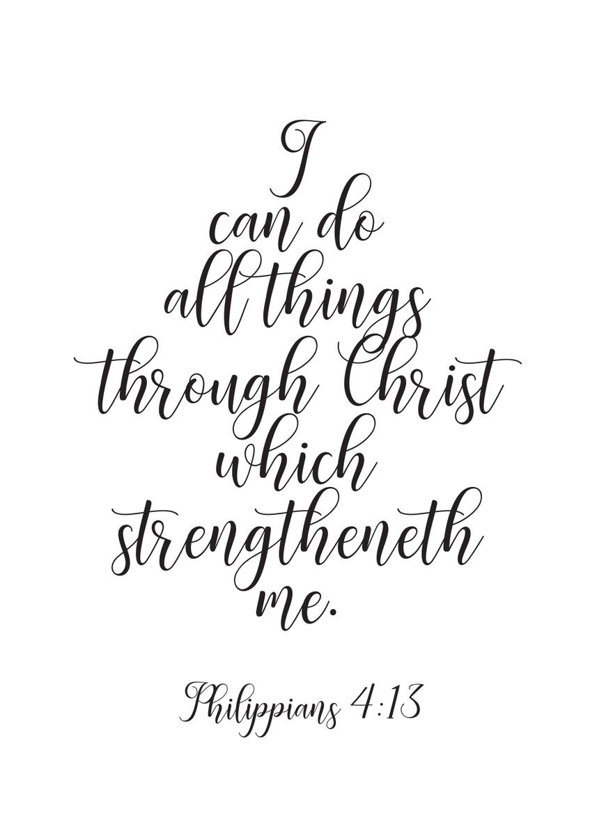 Philippians 4:15 KJV' Poster by FaithArtShoppe | Displate