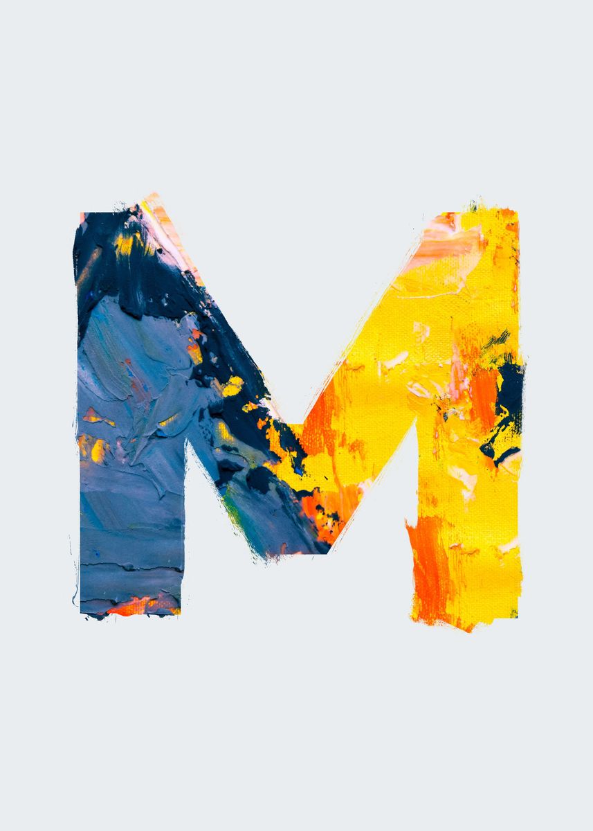 'Letter M' Poster by Peter Green | Displate