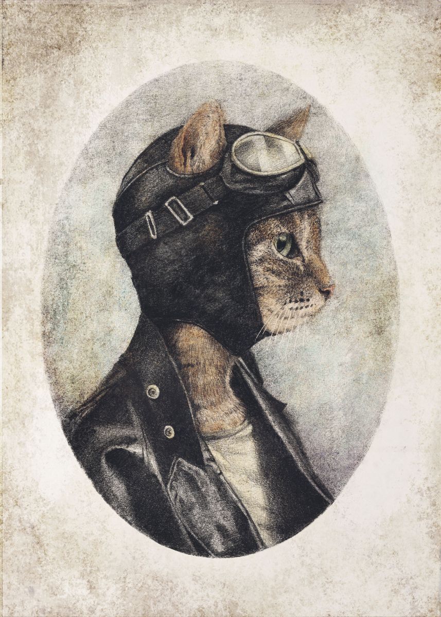'Pilot' Poster by Mike Koubou | Displate