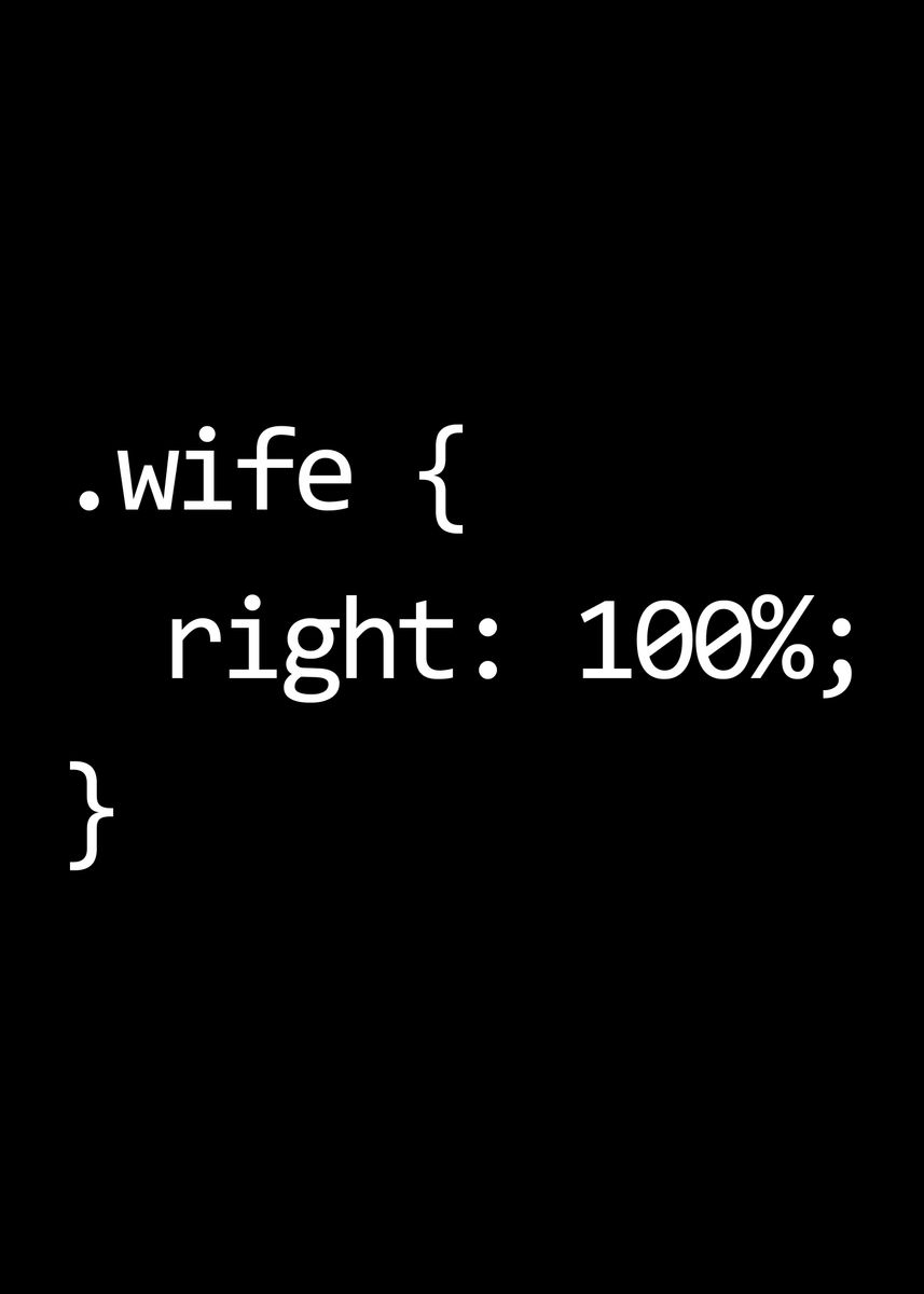 'Wife coding joke' Poster, picture, metal print, paint by Francisco ...