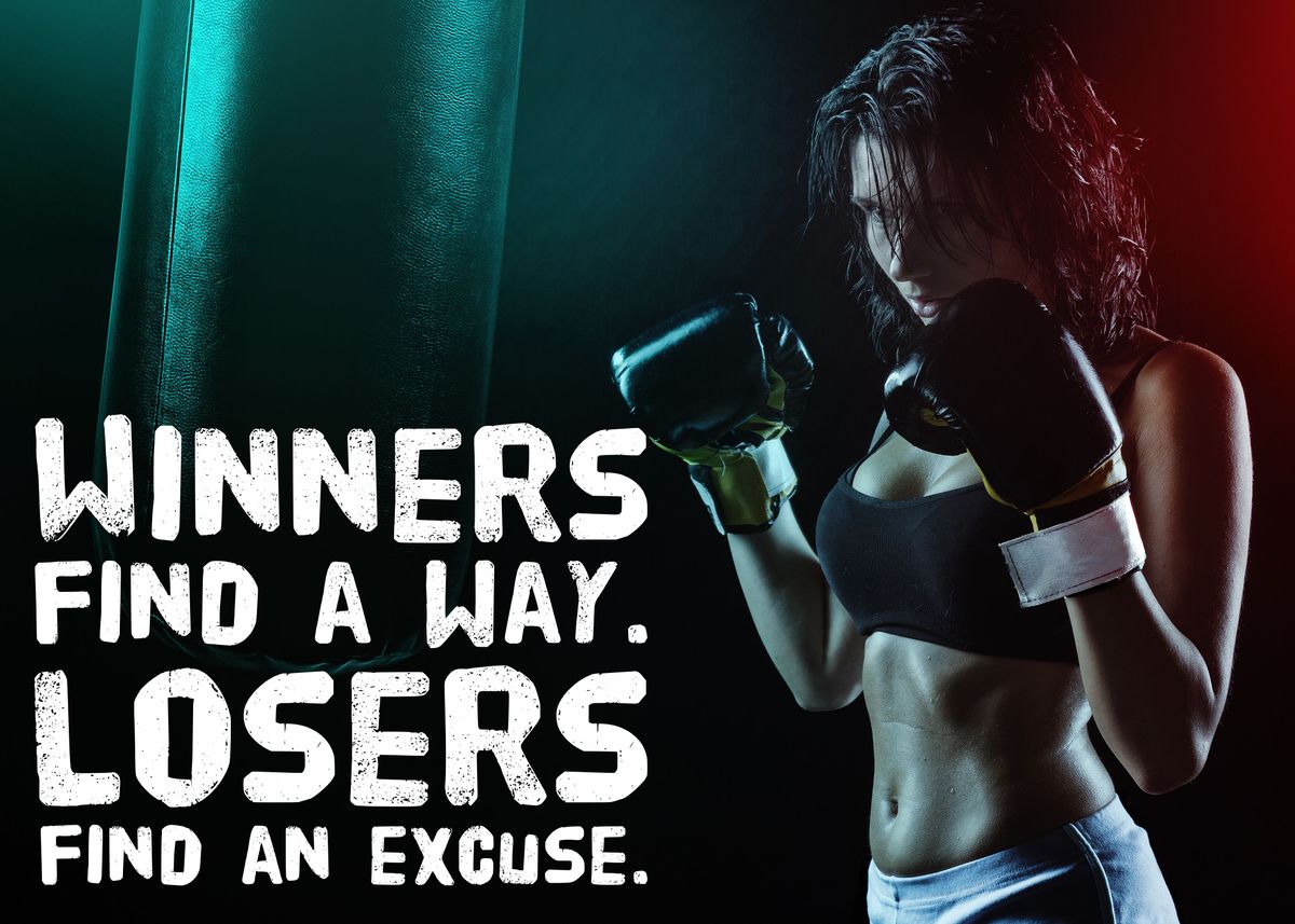 'Winners Find A Way' Poster by JoaoPedroP Displate