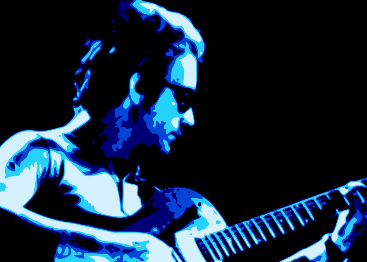 'JJ Cale ' Poster by Josh B Displate