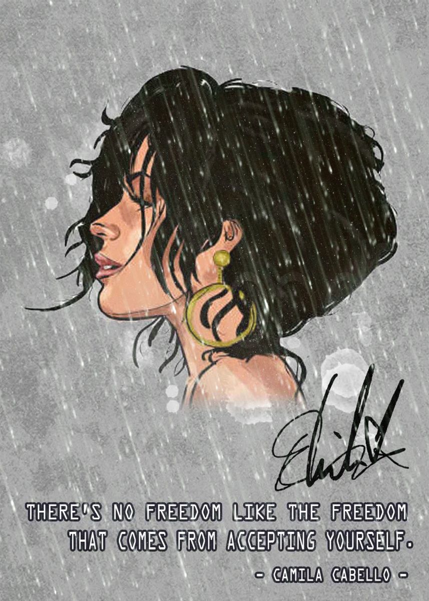 ' Camila Cabello Canvas' Poster, picture, metal print, paint by Salinas ...