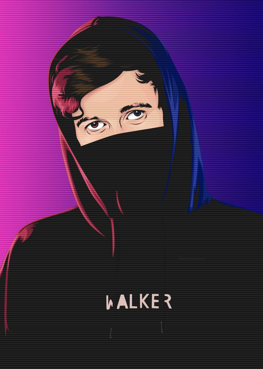 'Alan Walker' Poster by Andrea Carla | Displate