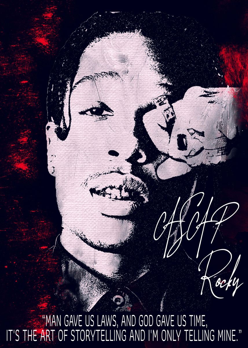 'ASAP Rocky' Poster by ru ke | Displate