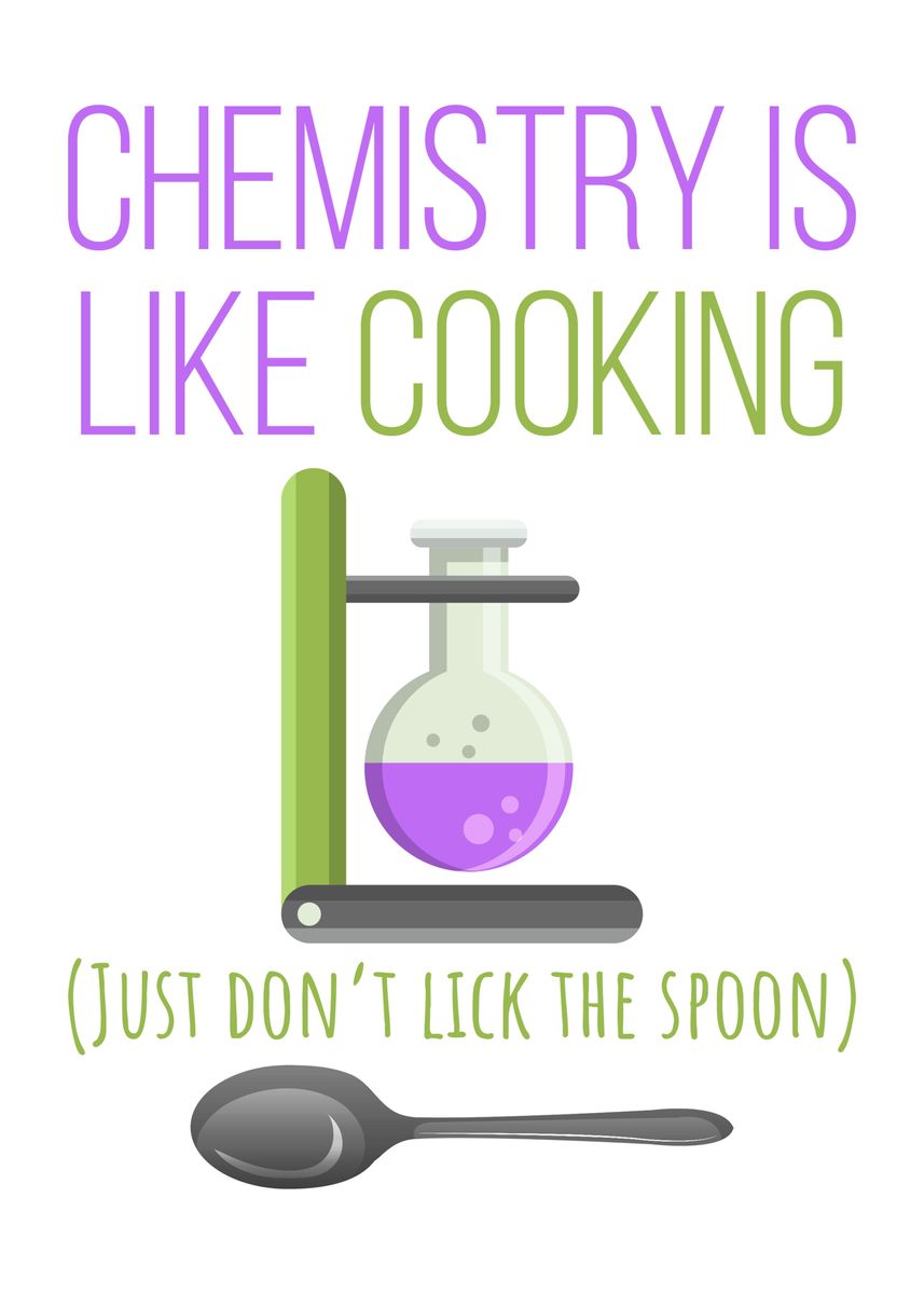 CHEMISTRY FUNNY QUOTE' Poster by PosterWorld | Displate