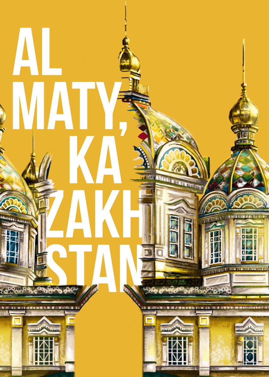 'Almaty' Poster by avesyna  | Displate