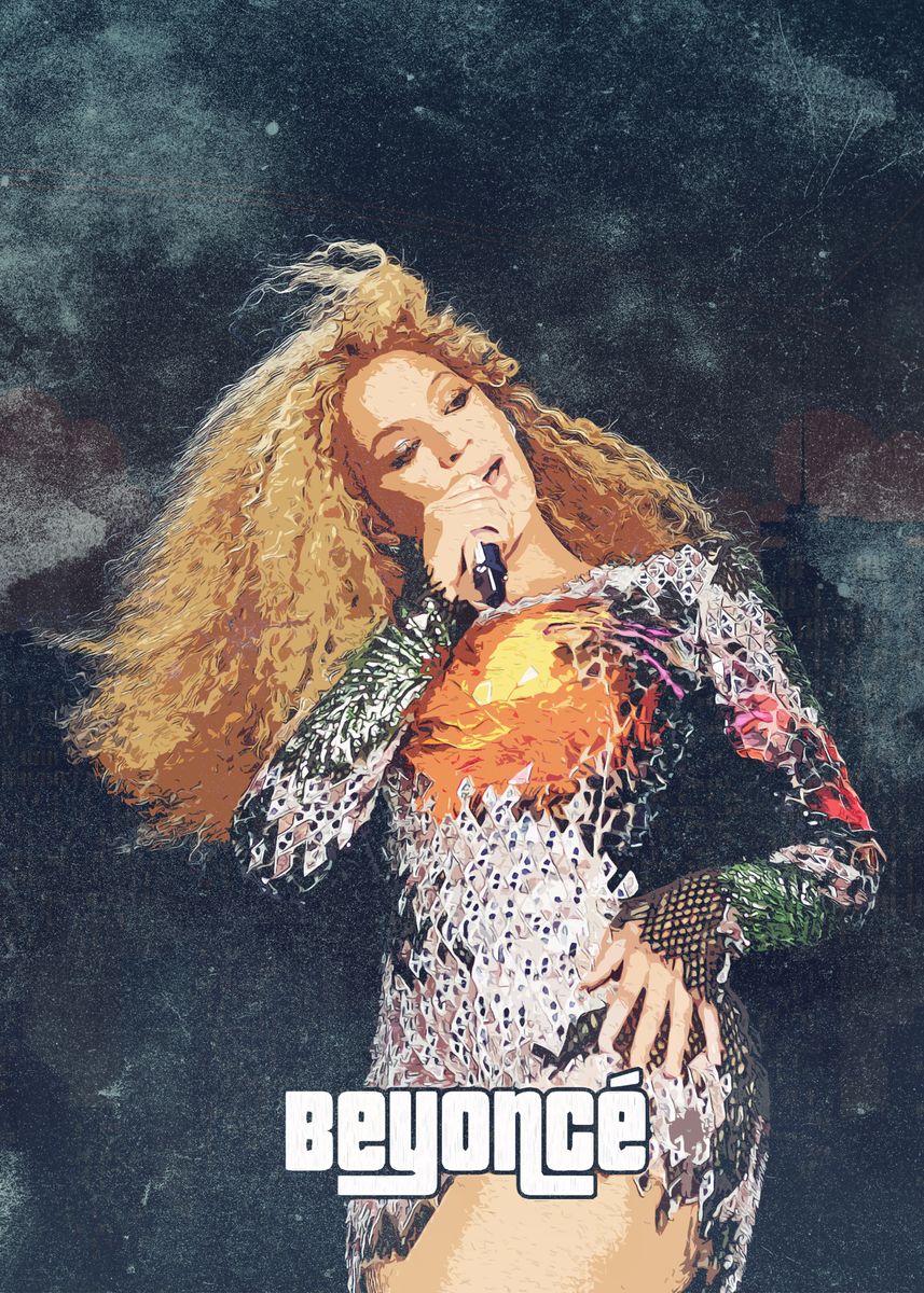'Beyonc' Poster, picture, metal print, paint by Dillon Holden | Displate