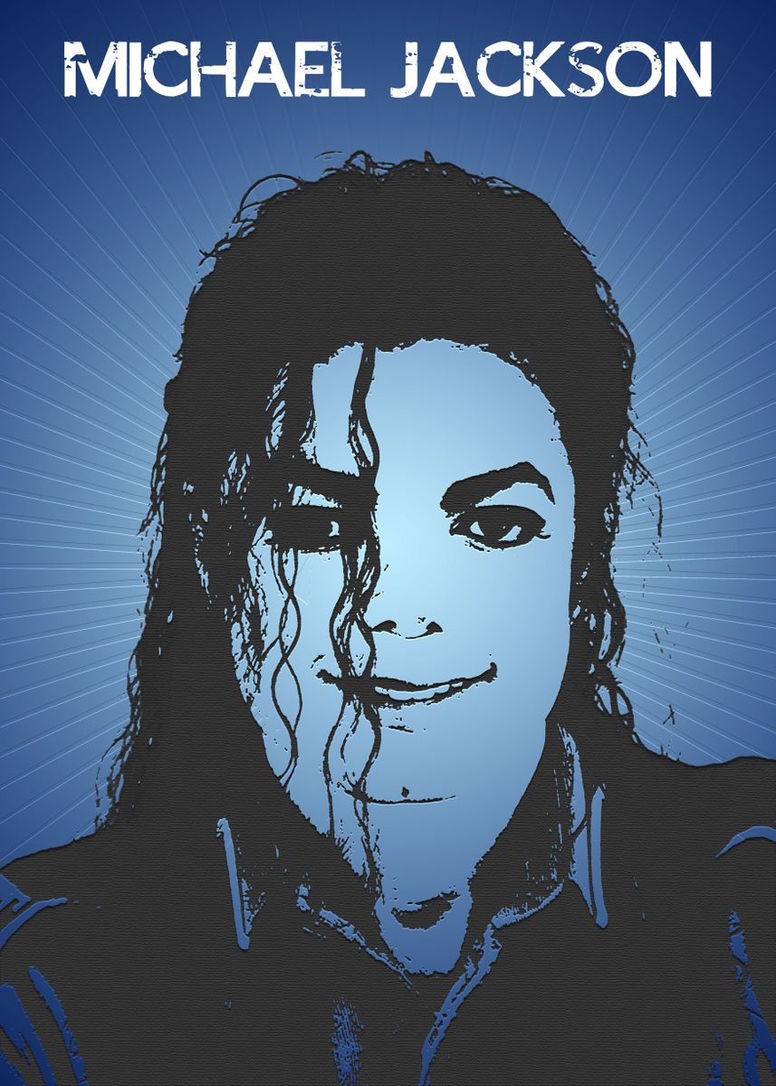 'Michael Jackson' Poster, picture, metal print, paint by Anxhela Sufa ...