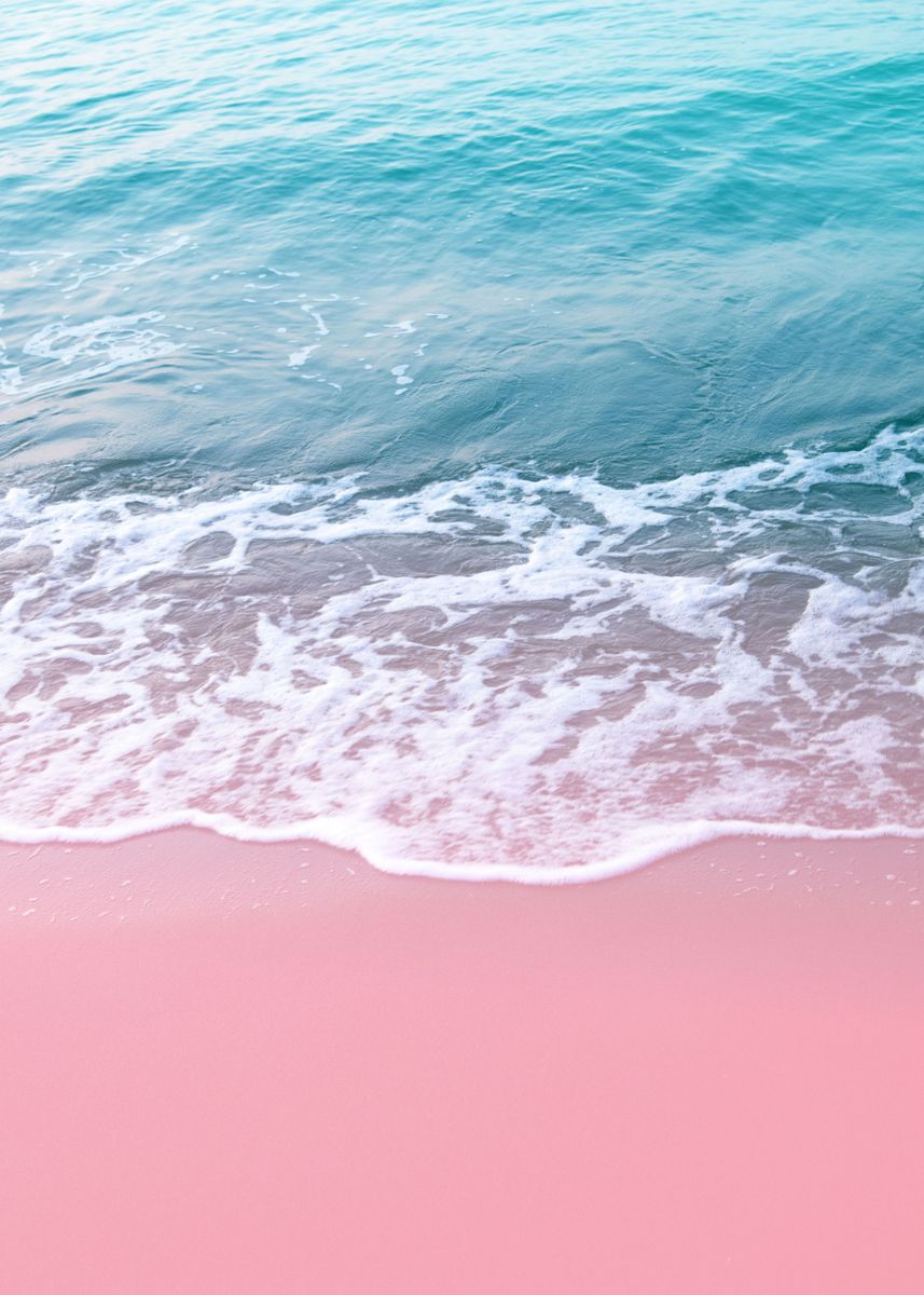 'Pink Ocean Beauty Dream 1' Poster by Anita's & Bella's Art | Displate