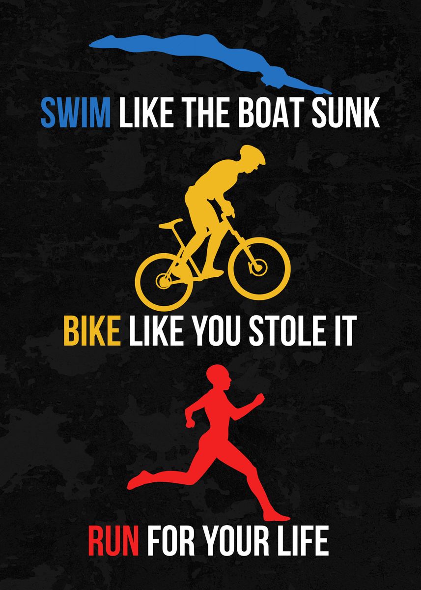 Swim Bike Run Wallpaper