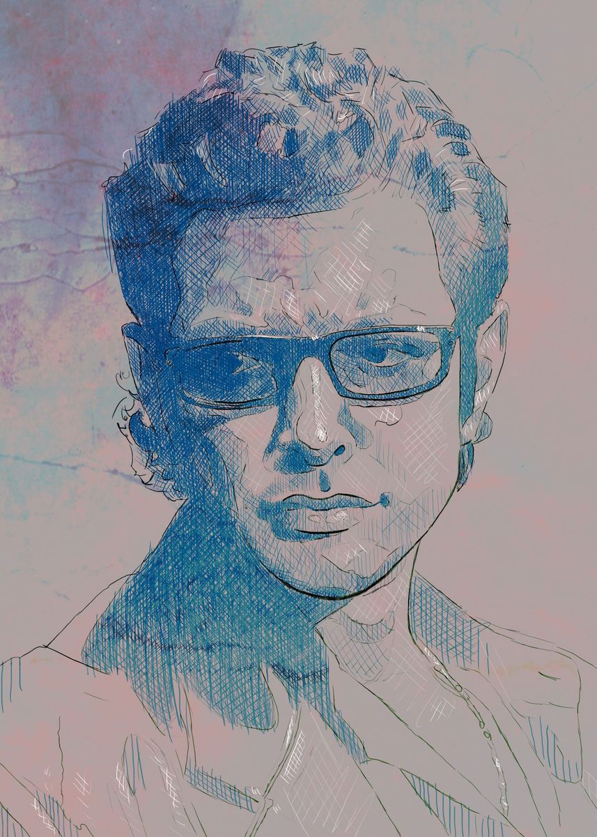 'Jeff Goldblum' Poster by Lillix Art | Displate