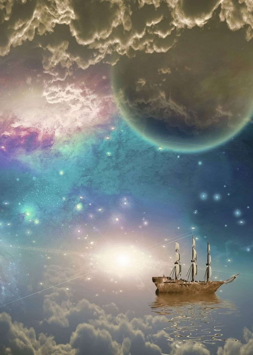 &lsquo;Space ship&rsquo; Poster by Bruce Rolff | Displate