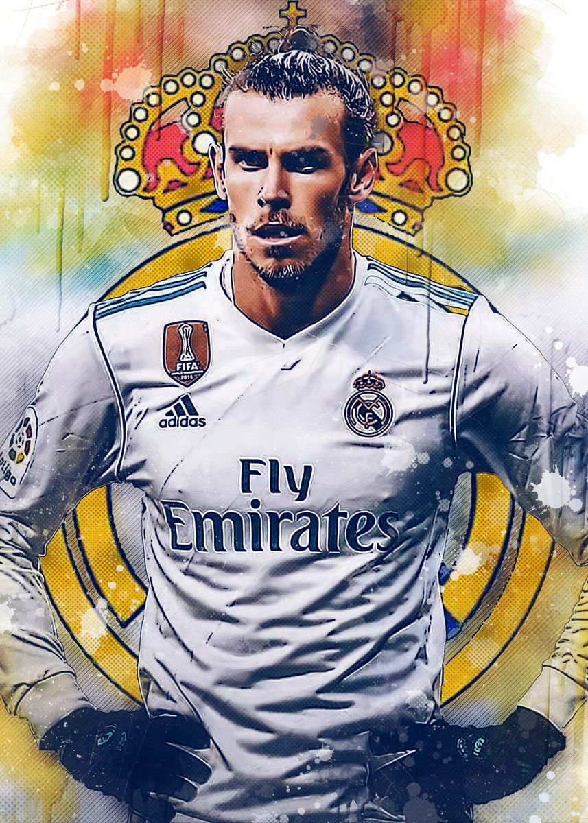 'Gareth Bale' Poster, picture, metal print, paint by The Genocider ...