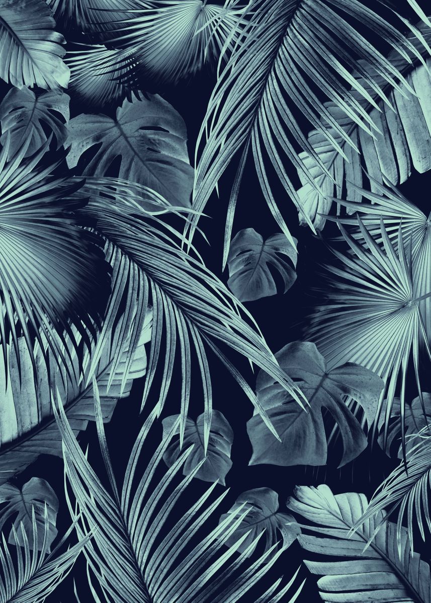 'Tropical Jungle Leaves 9' Poster by Anita's & Bella's Art | Displate