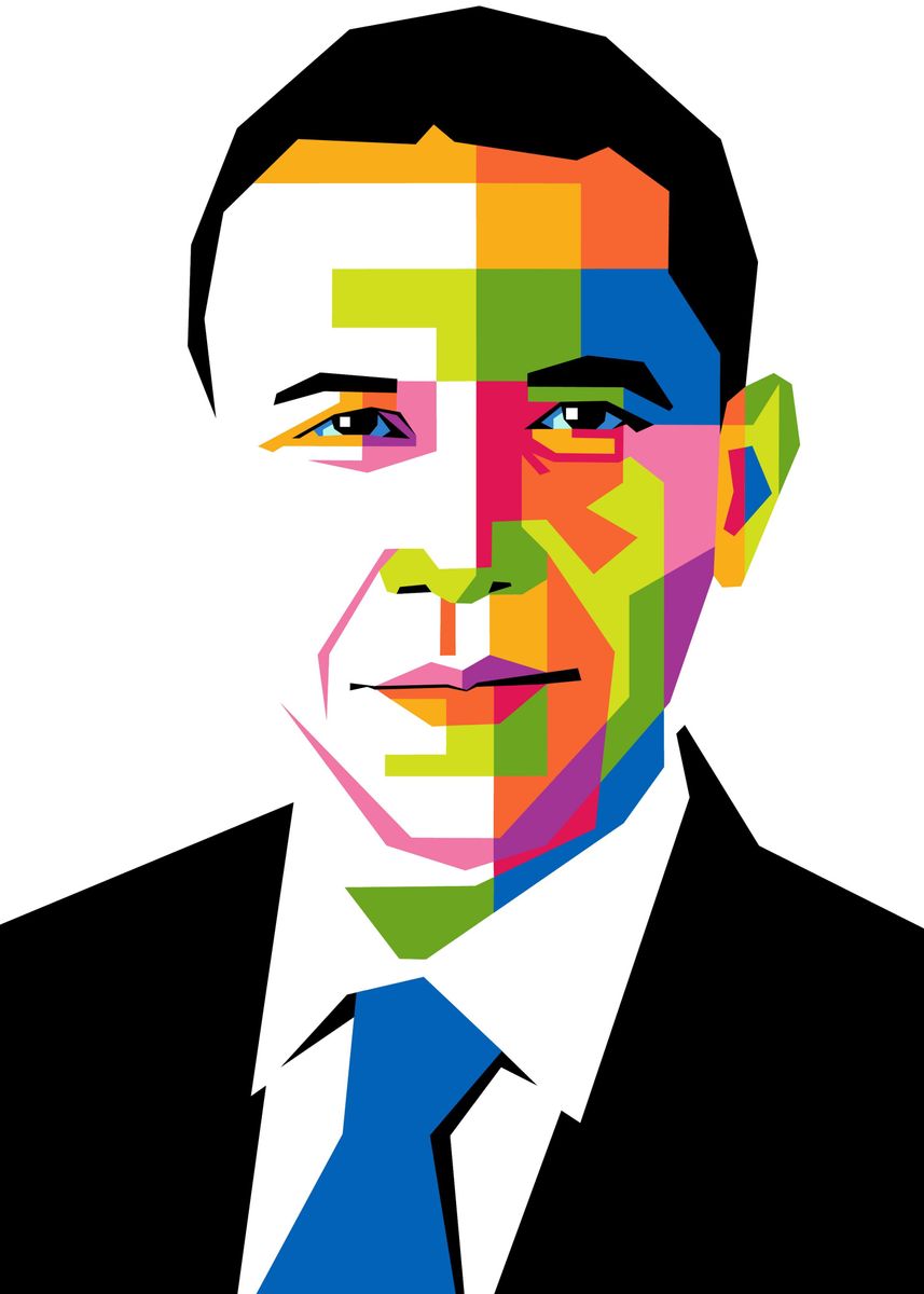 'Barack Obama' Poster by Muhammad Ardian Art | Displate