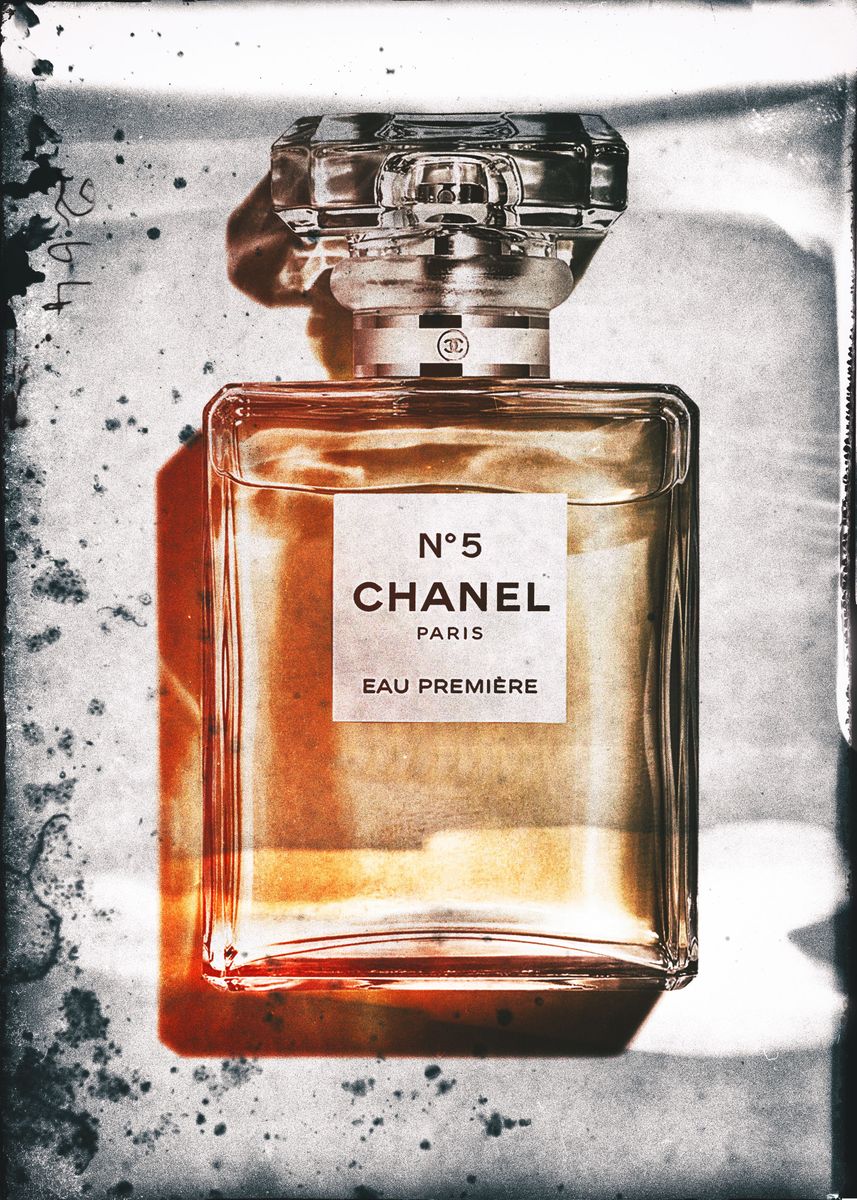 Chanel perfume bottle' Poster by Retroposter
