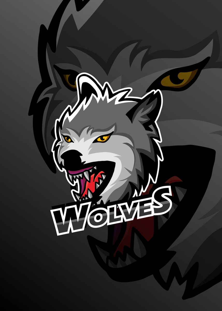 'Gray Wolves' Poster by Barnawi Madjiani Thahir | Displate