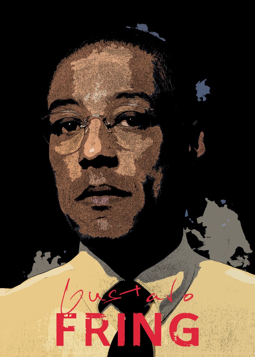 'Gus Fring' Poster by Anxhela Sufa | Displate