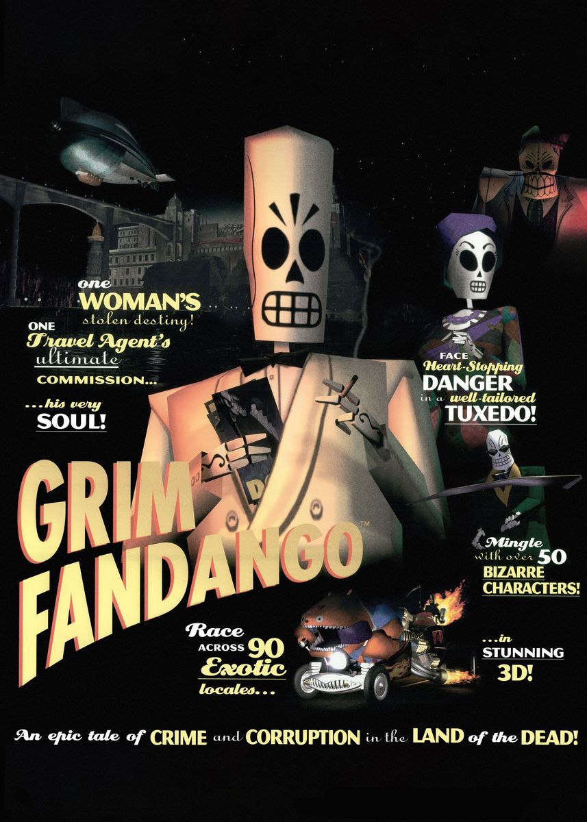 Grim Fandango' by | Displate