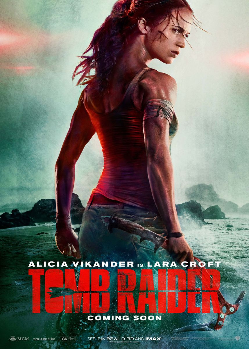 Lara Croft Tomb Raider Movie Poster 2018