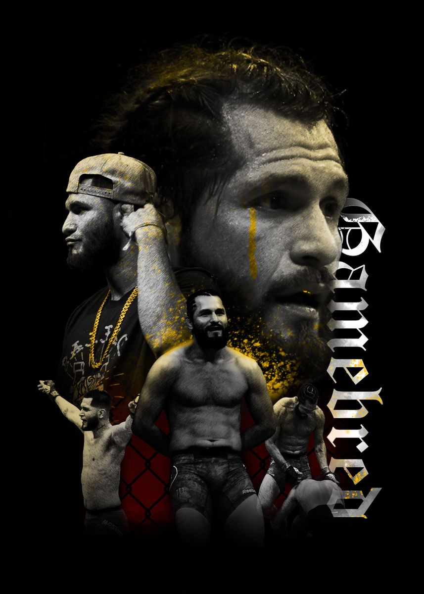 'Jorge Gamebred Masvidal' Poster, picture, metal print, paint by ...