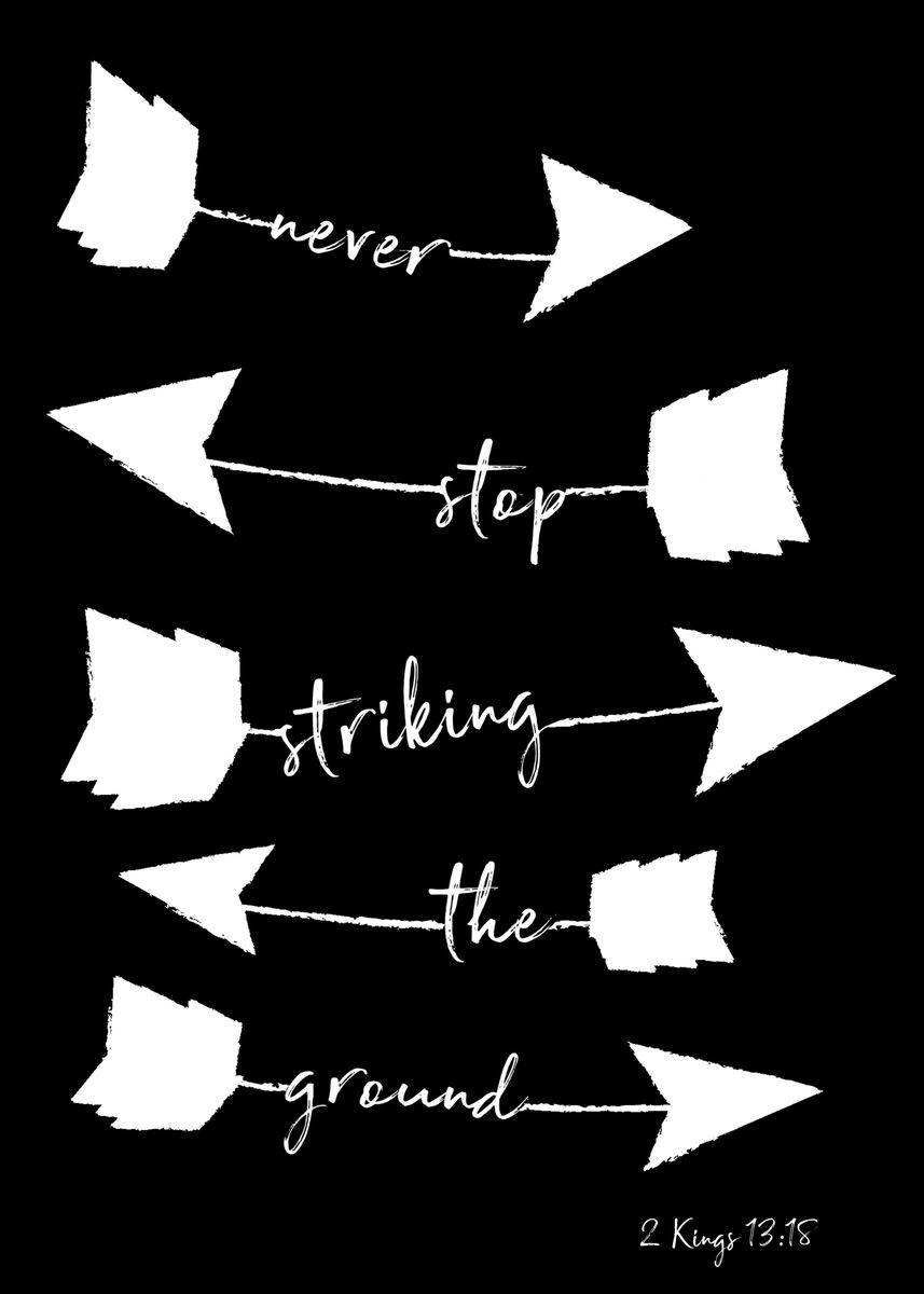 2-kings-13-chalkboard-poster-picture-metal-print-paint-by-oh-my