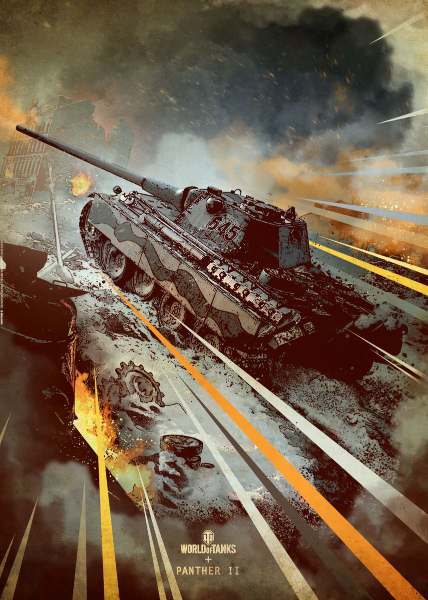 'Panther II' Poster by World of Tanks  | Displate