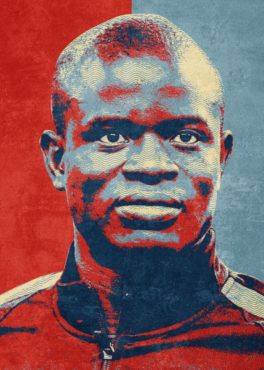 'NGolo Kante' Poster, picture, metal print, paint by Izmo Scribbles ...