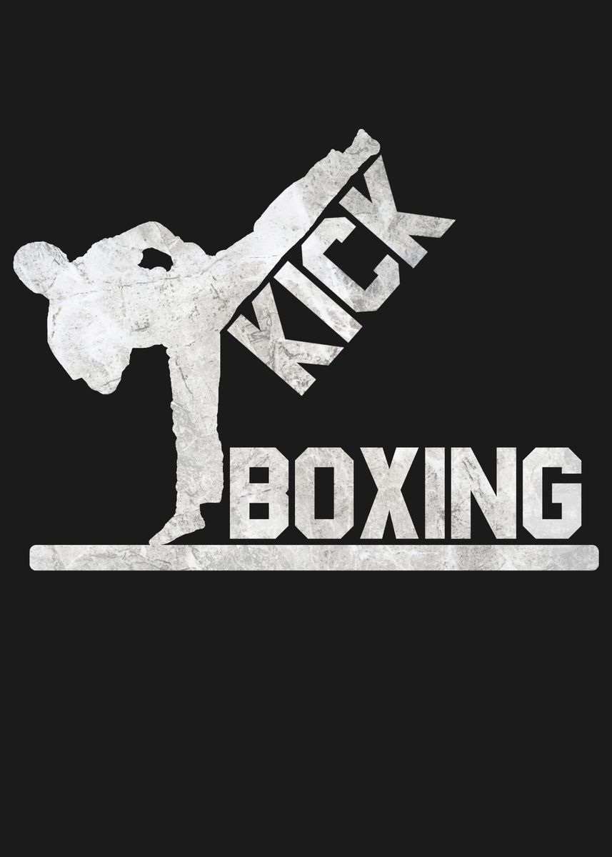 'KICKBOXING GIFT IDEA' Poster by PosterWorld Displate