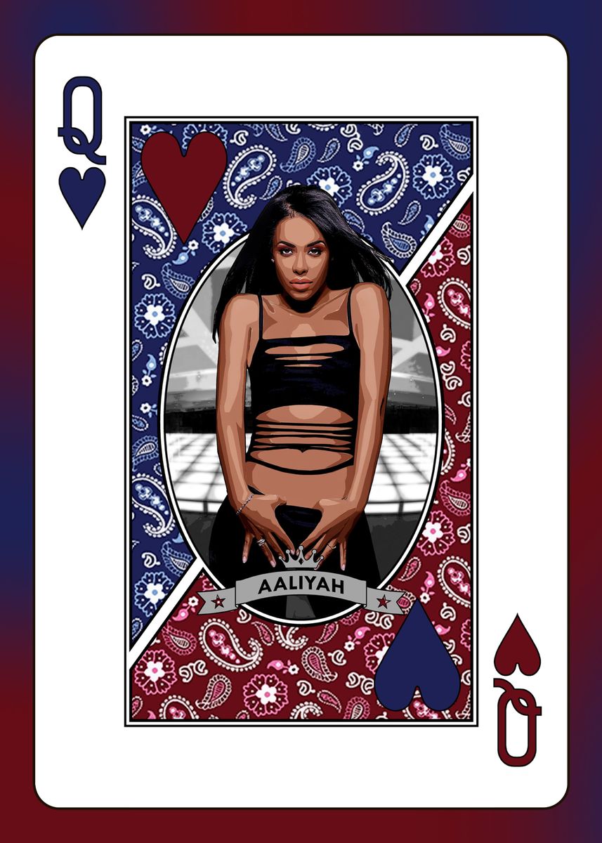 'Queen Aaliyah' Poster by Bo Kev | Displate