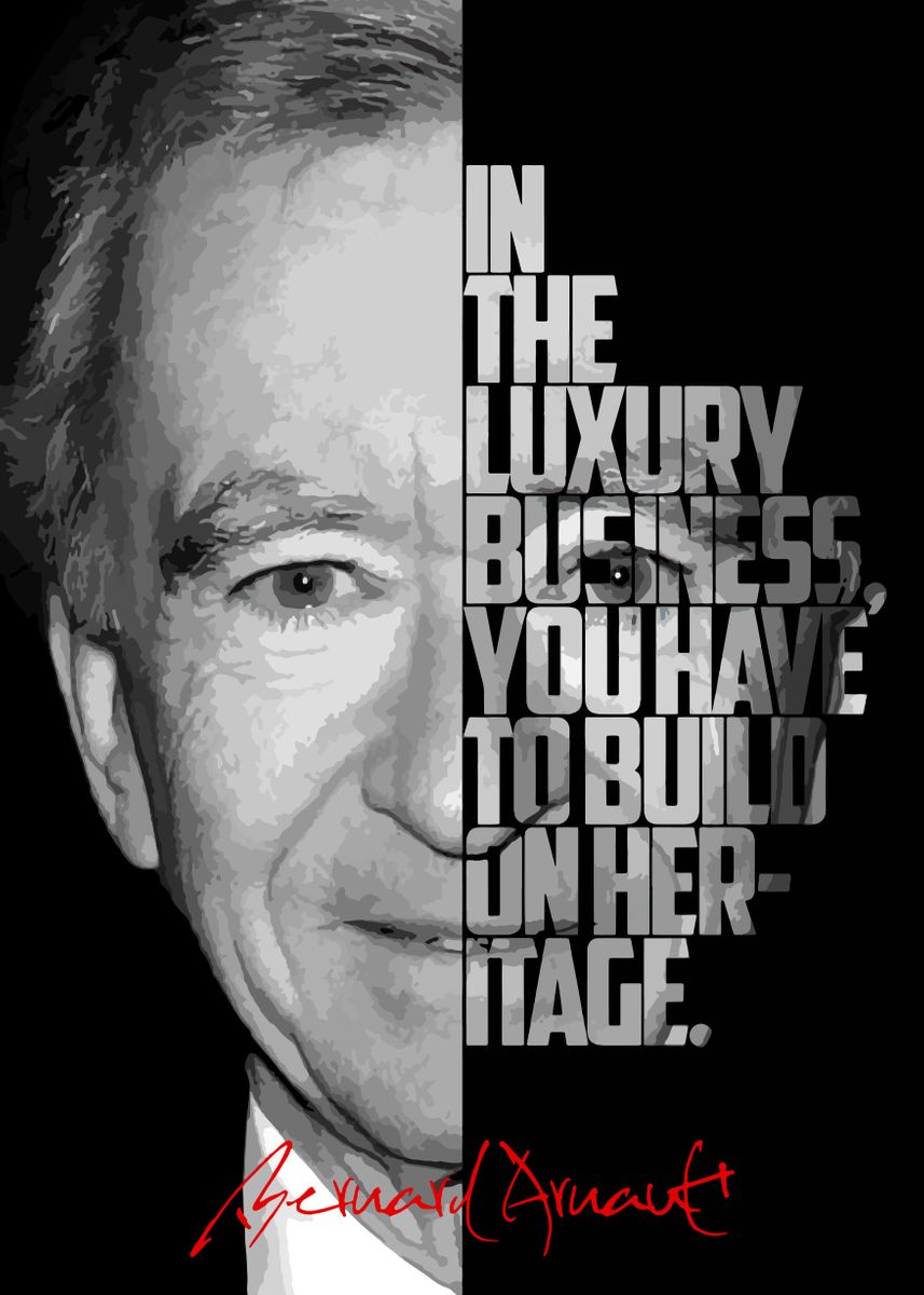 'Bernard Arnault' Poster, picture, metal print, paint by BnWDesigner ...