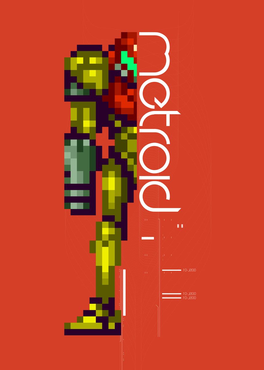 'Metroid' Poster by slippytee  | Displate
