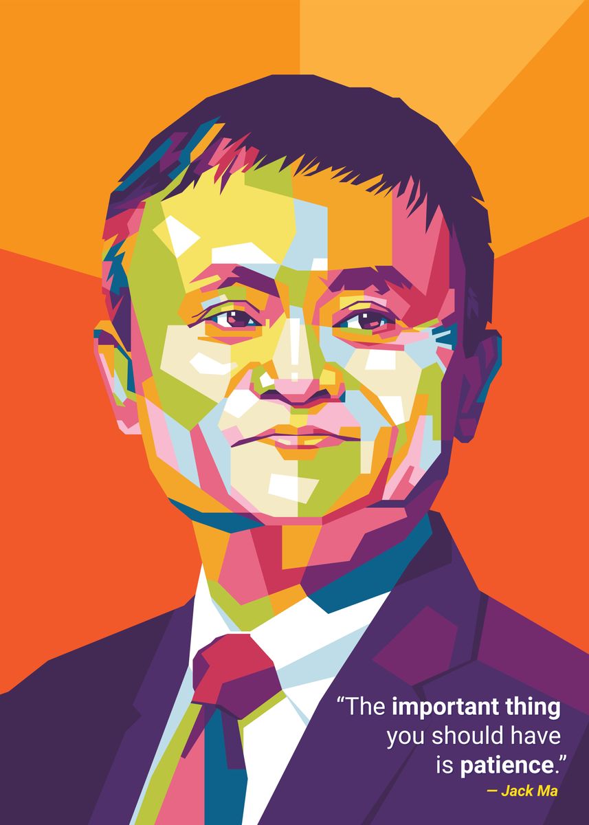 Jack Ma' Poster by Gilang Bogy | Displate