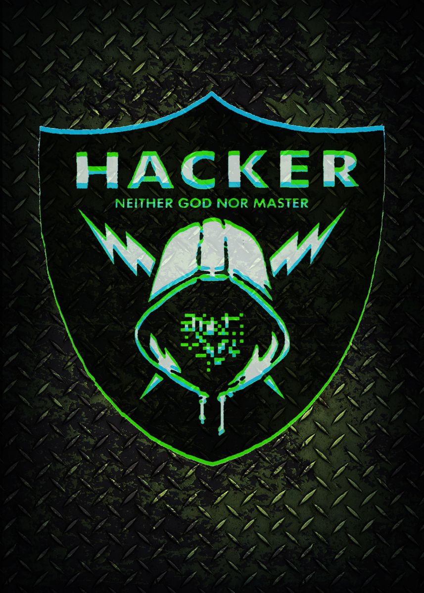 'Hacker Hacktivist ' Poster, picture, metal print, paint by М Dam ...